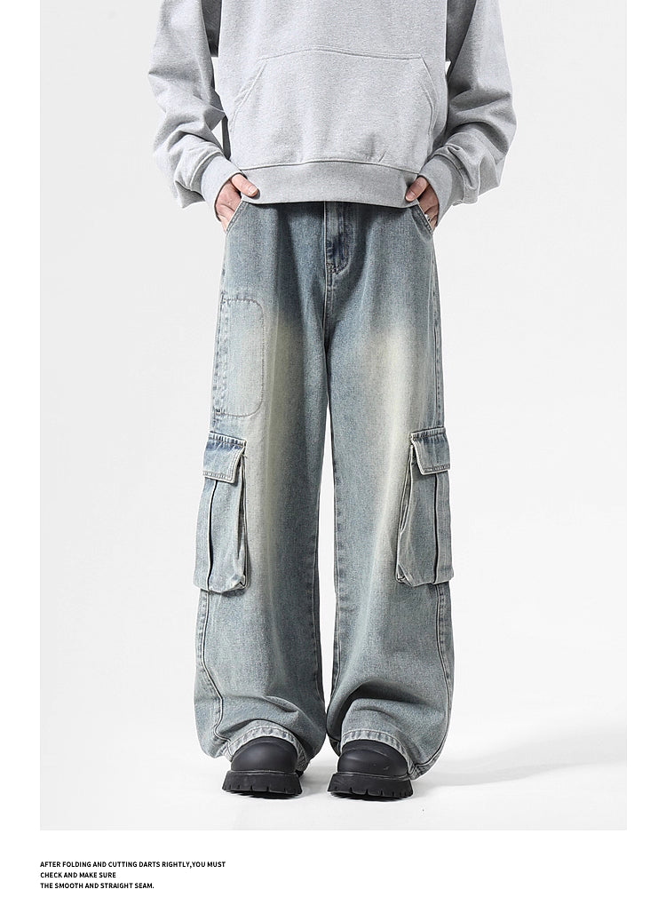 กางเกงขายาวขากว้างทรงเดรป