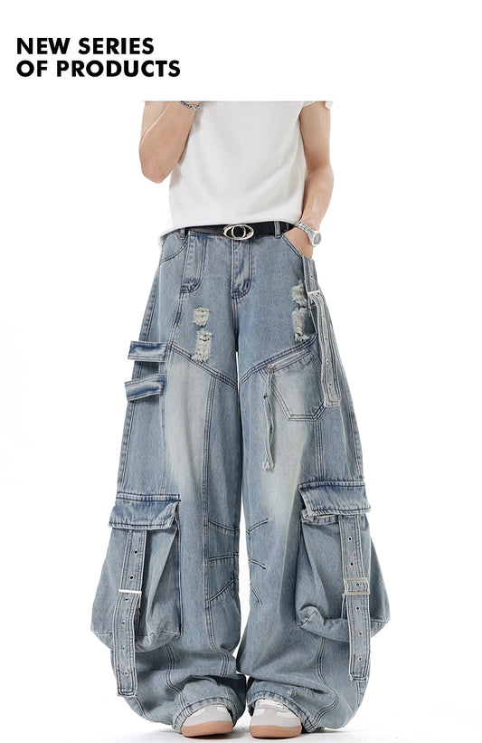 กางเกงขาตรงขากว้าง